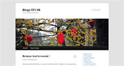 Desktop Screenshot of cfj66.pressebook.fr